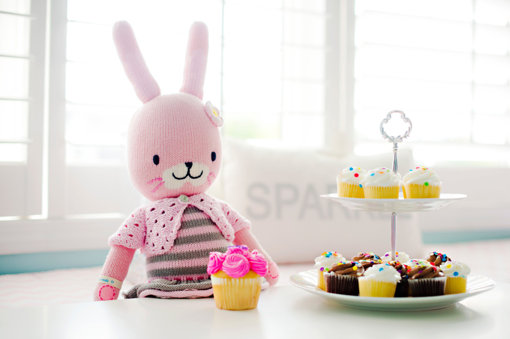Cuddle + Kind Chloe + cupcake print